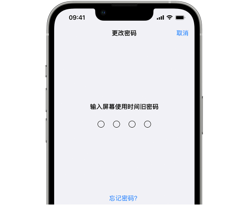 丰镇iPhone屏幕维修分享iPhone屏幕使用时间密码忘记了怎么办 